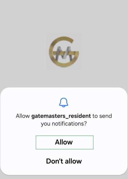 Notification enable during installation