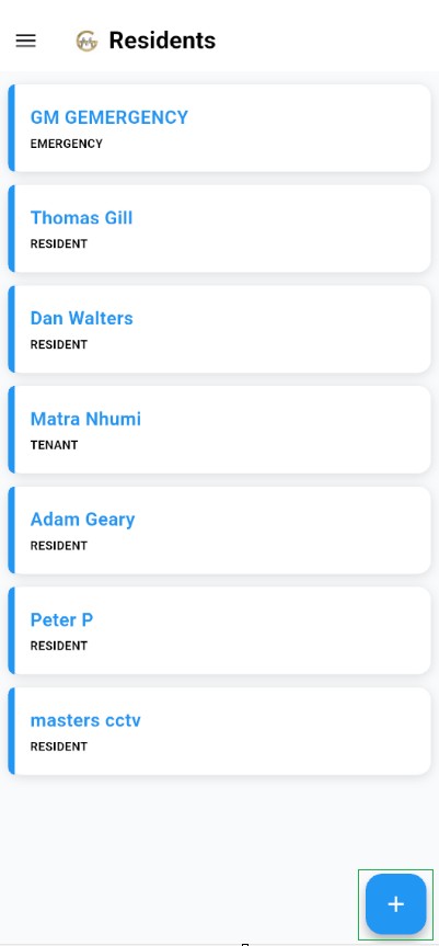 Resident Add
